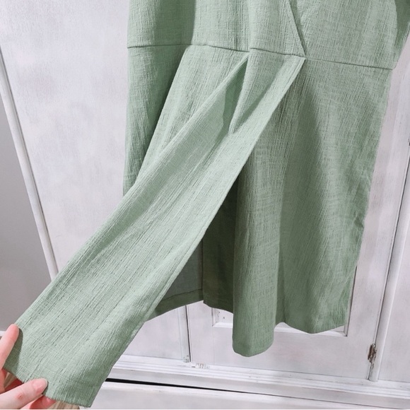 NWT Madewell Sage Green Mini Dress Size 2X - Picture 5 of 7